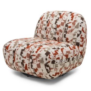 Fotel obrotowy Bjorn, wielokolorowy