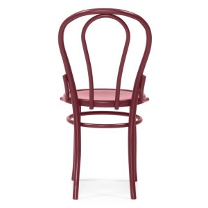 Krzesło do jadalni Jasper drewniane, bordowe