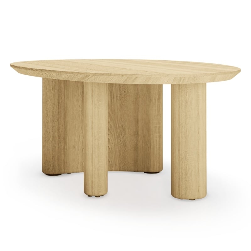 Stolik kawowy Segretto, owalny, dąb naturalny