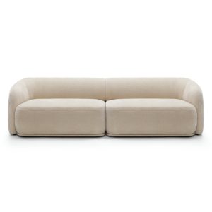 Sofa modułowa Nobo, obłe kształty