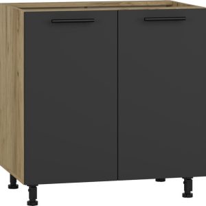 Szafka dolna antracyt mat 80 cm Vento