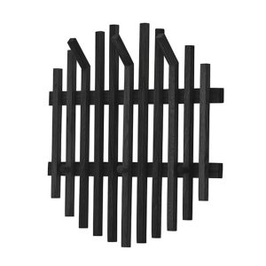 Wieszak ścienny czarny 58 cm Soline