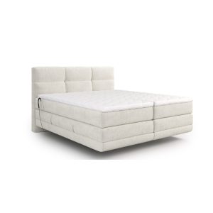 Łóżko kontynentalne, elektryczne Gaya 160x200 cm, jasnobeżowe