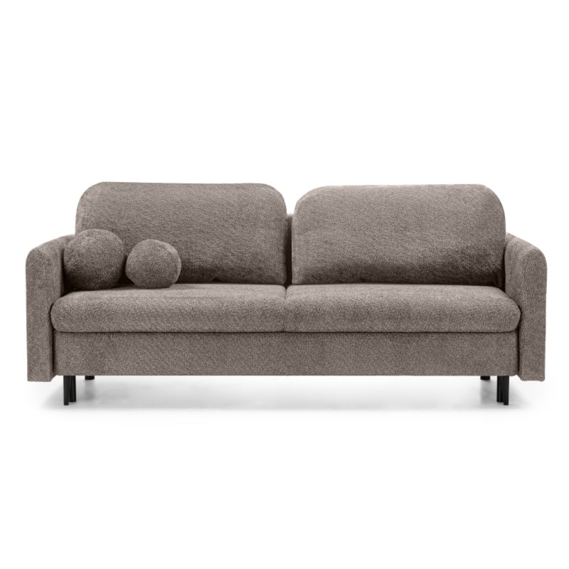 Sofa z funkcją spania i pojemnikiem Nest taupe