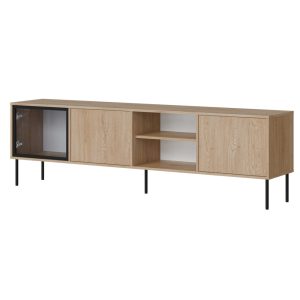 Szafka RTV dąb cremona mat 200 cm Linoa