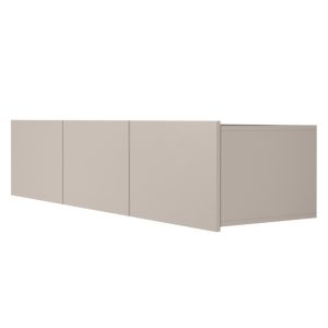 Szafka RTV Calabrini 150 cm, wisząca/stojąca, kaszmirowa