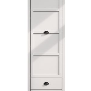 Szafa jednodrzwiowa jasnoszara / dąb artisan mat 65 x 201 cm Tosca