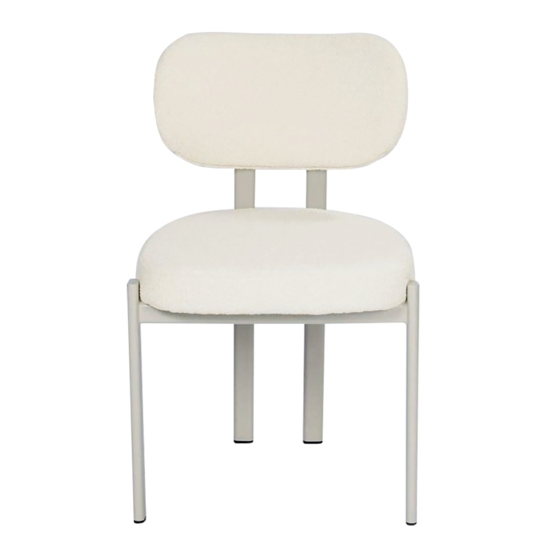 Krzesło tapicerowane Flare, kremowe/beżowe