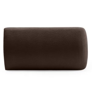 Otomana modułowa Nobo lewostronna, brązowa, obłe kształty