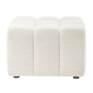 Puf tapicerowany Pixel jasnobeżowy