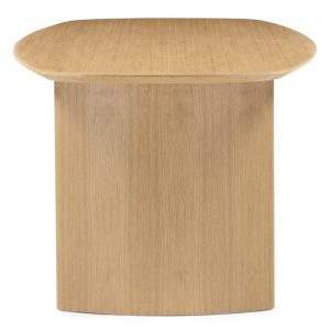 Stół do jadalni Oriento 200 cm, owalny, fornir dąb naturalny