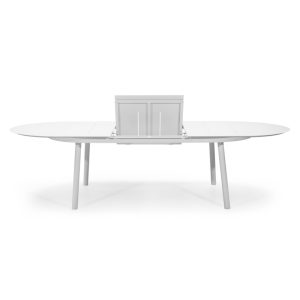 Rozkładany stół ogrodowy Marinelli 230-300 cm, aluminiowy, biały
