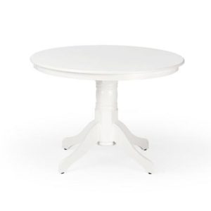 Stół okrągły biały mat 106 cm Grieg