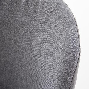 Krzesło do jadalni tapicerowane szare K333