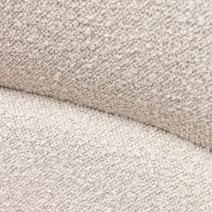 Krzesło tapicerowane Helsinki, boucle, jasnobeżowe