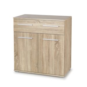 Komoda z drzwiami i szufladami dąb sonoma mat 40 cm Lima