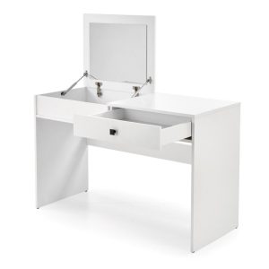 Toaletka z lustrem biała mat 120 cm Megan