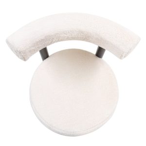 Krzesło do jadalni Pedro, ecru/czarne nogi