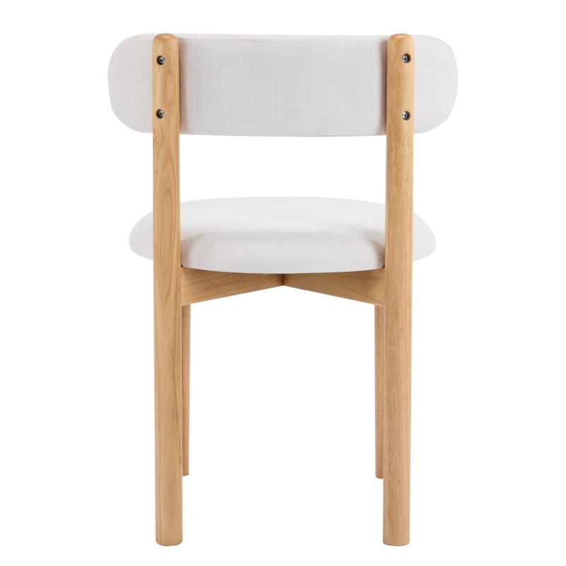 Krzesło do jadalni Yoko, kremowe/naturalne