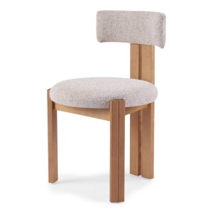 Krzesło do jadalni Matteo, beżowo-kremowe/naturalne