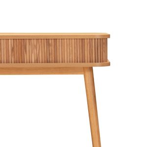 Biurko Clemente z lamelami, naturalne