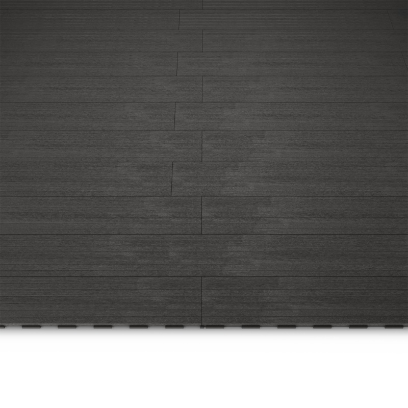 Podłoga na taras domku narzędziowego Ardena 6x3 m, ciemnoszara, drewno kompozytowe, łatwy montaż