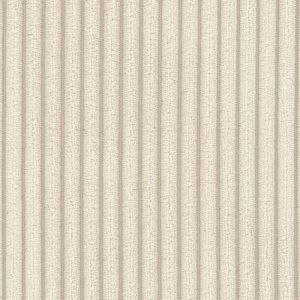 Narożnik do salonu Chacco, jasnobeżowy sztruks, lewostronny, obłe kształty