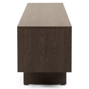 Dwudrzwiowa szafka RTV z szufladą Kanso, Dąb Baltic Storm