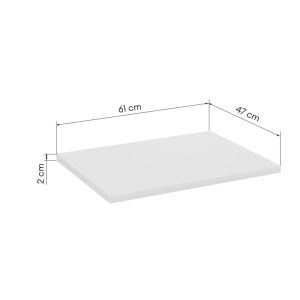 Blat łazienkowy Arcos 60 cm, biały