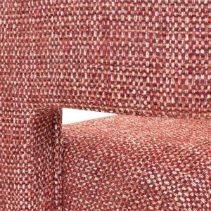 Fotel tapicerowany Alpah, czerwony