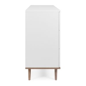 Komoda z szufladami biała / dąb sonoma mat 80 cm Göteborg