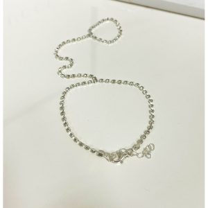 Bransoletka z pierścionkiem- srebrna