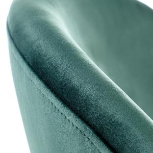 Krzesło do jadalni tapicerowane zielone K480