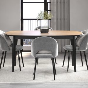 Stół nierozkładany dąb 160 x 90 cm Loftis