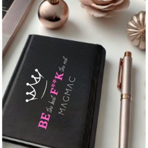 Notes mini w twardej oprawie BE THE BEST - czarny