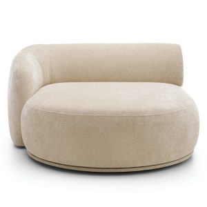 Otomana modułowa Nobo lewostronna, obłe kształty