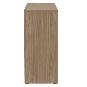 Komoda dwudrzwiowa Moku dąb perłowy, zaokrąglone fronty