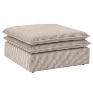 Puf tapicerowany Tilia, beżowa, sztruks