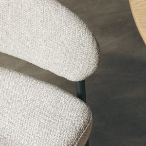 Krzesło tapicerowane Umbra beżowe/szare