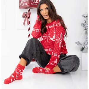 Swiąteczny sweter ze wzorem FROSTY