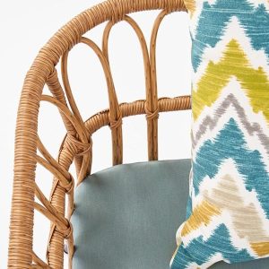 Sofa ogrodowa 2-osobowa naturalna / wielobarwna Gardena