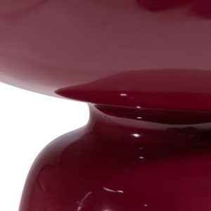 Stolik boczny Logan 40 cm, burgund/wiśnia, glossy