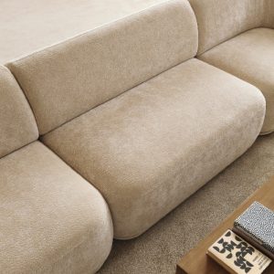 Moduł środkowy Nobo 124 cm, zaokrąglony