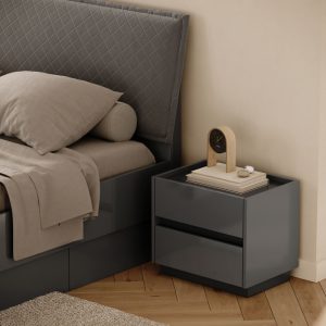 Szafka nocna antracyt / grafit mat 50 cm Teo