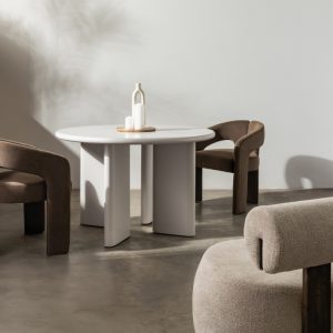 Krzesło tapicerowane Castelo mocha