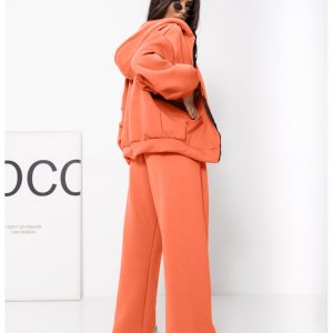 Komplet dresowy bluza i spodnie MELIA - brzoskwiniowy