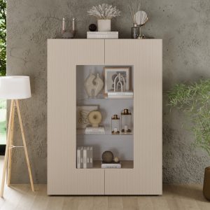 Witryna dwudrzwiowa kaszmir mat 121 x 166 cm Corda