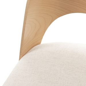 Krzesło do jadalni Natalia 4 drewniane, beżowe/naturalne
