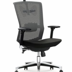 Fotel biurowy siatka czarny Ambasador