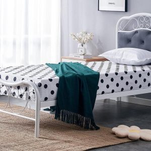 Łóżko dziecięce białe 90x200 cm Fabrizia